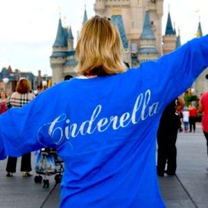 Custom Disney Cinderella Sparkle Jersey long sleeve shirt